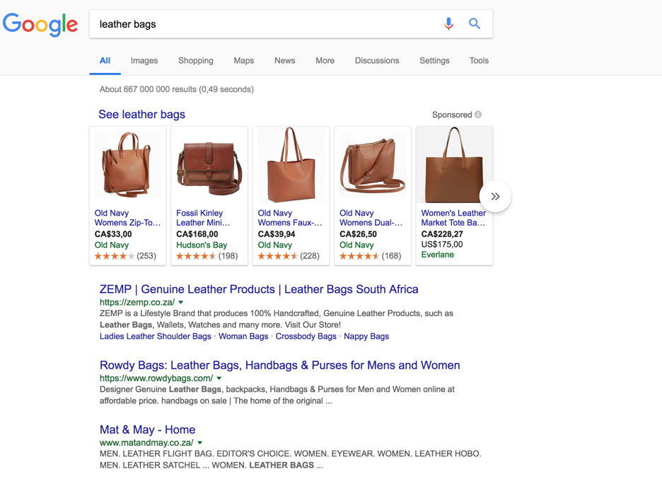 leather bags google search