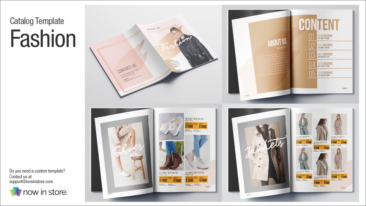 Fashion catalog template