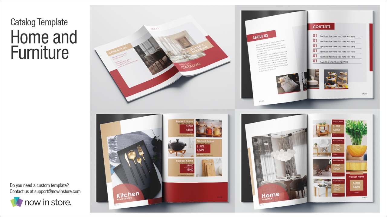 Furniture catalog template